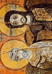 Kartka Braterska - Chrystus i św. Menas