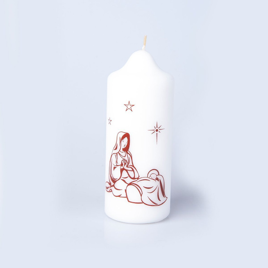 Świeca Bożonarodzeniowa Maryja z Dzieciątkiem 14,5 cm