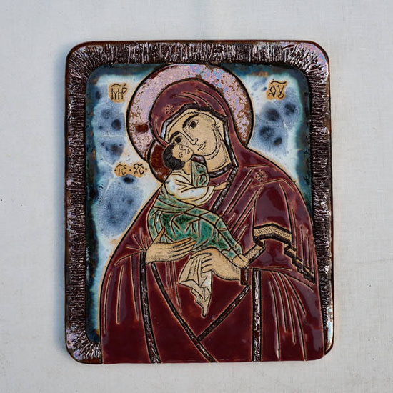 Ikona ceramiczna - MB Poczajowska
