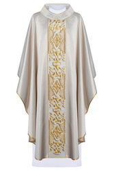 Ornat bogato haftowany połyskujący