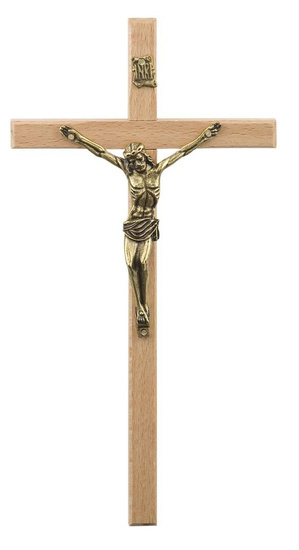 Krzyż wiszący drewniany 