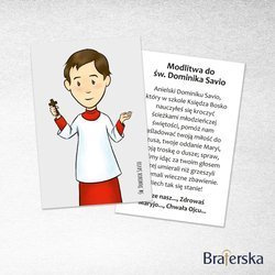 Obrazki dla dzieci. Św. Dominik Savio