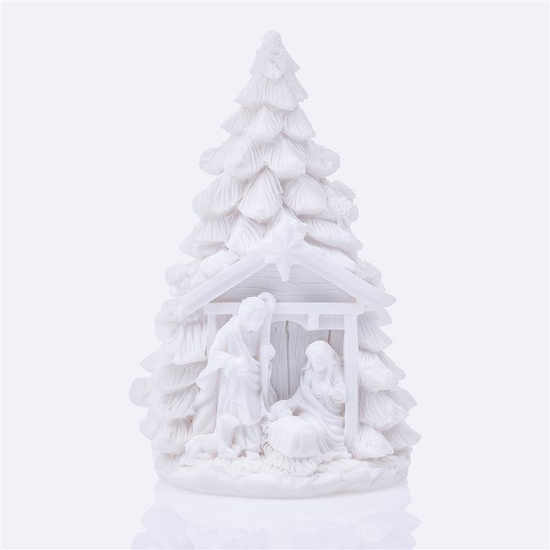 Szopka bożonarodzeniowa - Święta Rodzina - Alabaster