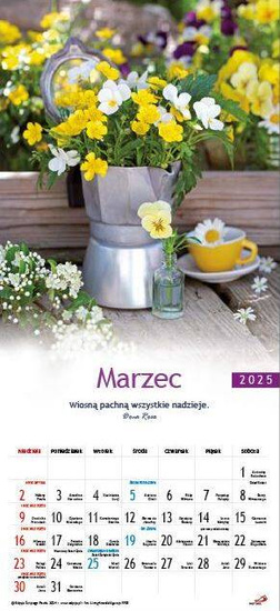 Kalendarz 2025 - W krainie kwiatów