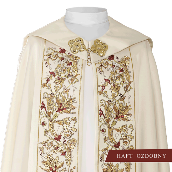 Kapa bogato haftowana "IHS"