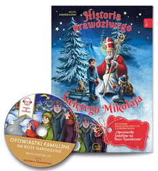 Historia Prawdziwego świętego Mikołaja. Książka + płyta CD Audiobook: Opowiastki Familijne na Boże Narodzenie