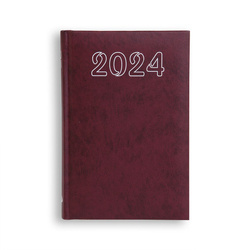 Terminarz B6 STANDARD 2024 - bordowy