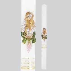 Świeca komunijna aplikacja - Jezus i umiłowany uczeń