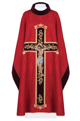 Ornat haftowany Jezus Chrystus