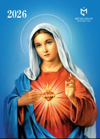 Kalendarz Maryjny Duży - WERSJA II (Serce) 