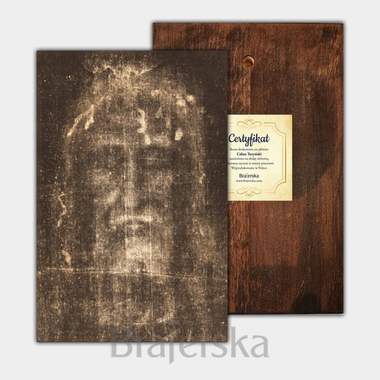 Ikona drukowana - Twarz Jezusa z całunu Turyńskiego