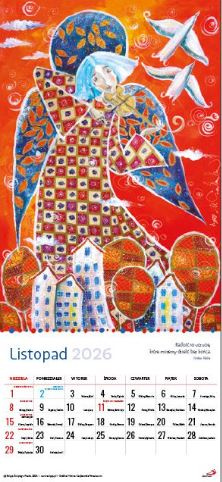 Kalendarz 2026 - Anioły