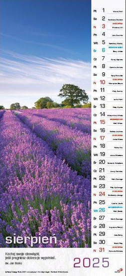 Kalendarz 2025 - Piękno natury