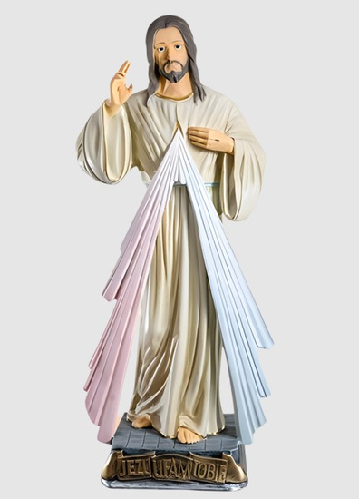 Figura - Jezus Miłosierny (Jezu Ufam Tobie) - 75 cm