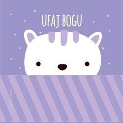 Podstawka korkowa - Ufaj Bogu