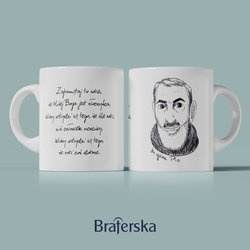 Kubek ceramiczny - Św. o. Pio