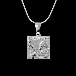 Medalik O.Pio - srebrny