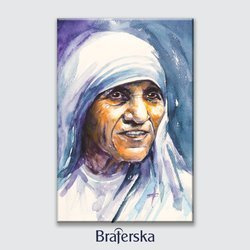 Obraz drukowany - Święta Matka Teresa z Kalkuty