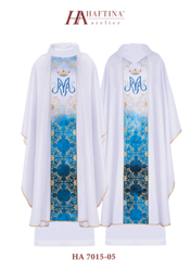 Ornat maryjny z pasem haftowanym i sublimowanym