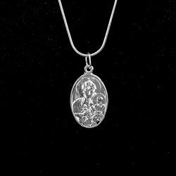 Medalik Matka Boża Częstochowska -srebrny