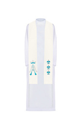 Stuła haftowana Maryjna