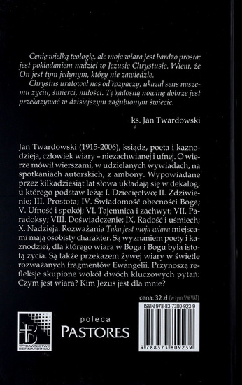 Taka jest moja wiara. Rozważania