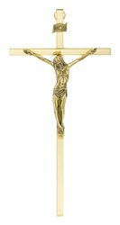Krzyż wiszący mosiężny