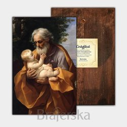 Ikona drukowana - św. Józef