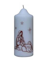 Świeca Bożonarodzeniowa Maryja z Dzieciątkiem - 15 cm