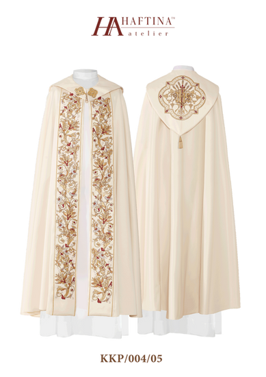 Kapa bogato haftowana "IHS"