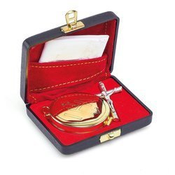 Bursa z wyposażeniem liturgicznym - 8 cm IHS