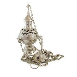 Trybularz niklowany - 26,5 cm