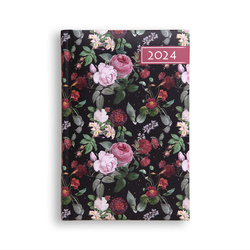 Terminarz B6 KOLOROWY 2024 - kwiatki