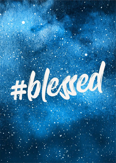 Kartka Braterska - #blessed nocne niebo