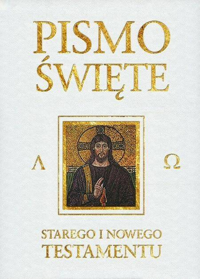 Pismo Święte Starego i Nowego Testamentu białe