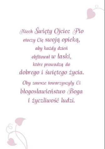 Karnet ze Świętymi 6 - św. Ojciec Pio