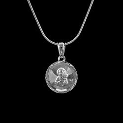 Medalik Matka Boża Częstochowska - srebrny