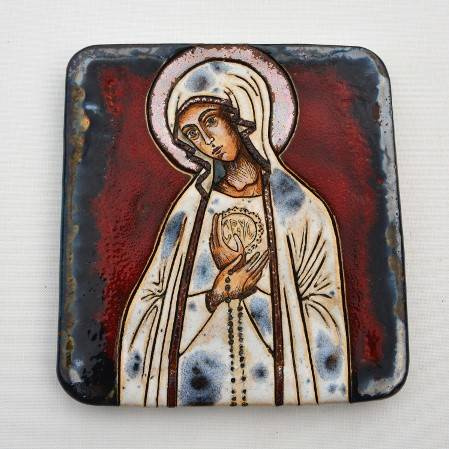 Ikona ceramiczna - MB Fatimska