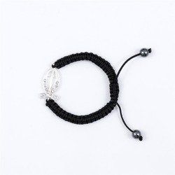 Bransoletka sznurek - rybka chrześcijańska - Ichtis