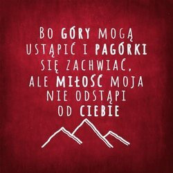 Podstawka korkowa - Bo góry mogą ustąpić