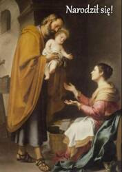 Kartka bożonarodzeniowa z reprodukcją - 1