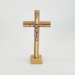 Krzyż drewniany stojący mały 21 cm
