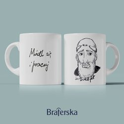 Kubek ceramiczny - św. Benedykt