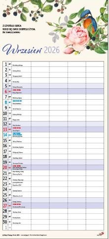 Kalendarz 2026 - Rodzinny MAŁY