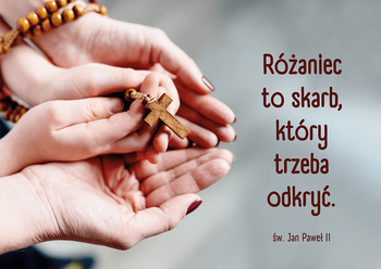 Plakat A3 - Różaniec to skarb
