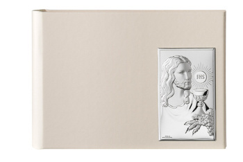 Album na zdjęcia z okazji I Komunii Św. z wizerunkiem Jezusa