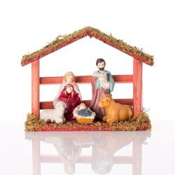 Szopka bożonarodzeniowa - 15 cm - Ceramico