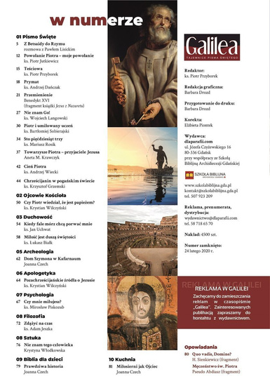 Galilea - nr 11/2020