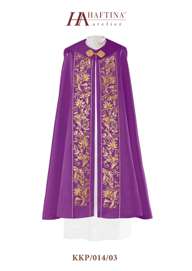 Kapa fioletowa eucharystyczna monogram "PX"