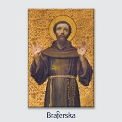 Obraz drukowany - św. Franciszek z Asyżu